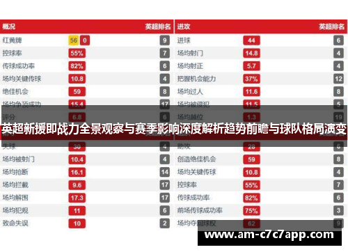 英超新援即战力全景观察与赛季影响深度解析趋势前瞻与球队格局演变
